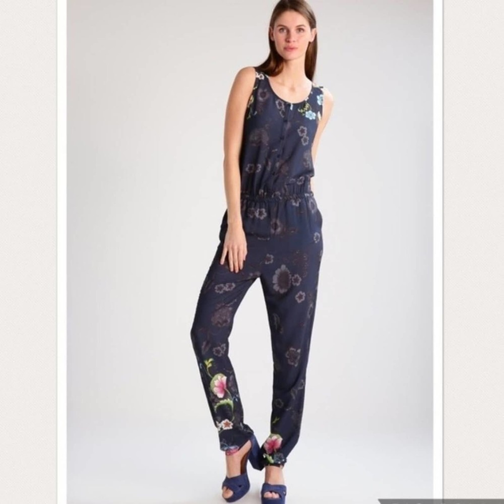 Desigual Pant_mono Robin Jumpsuits in _marine (Blue) size small